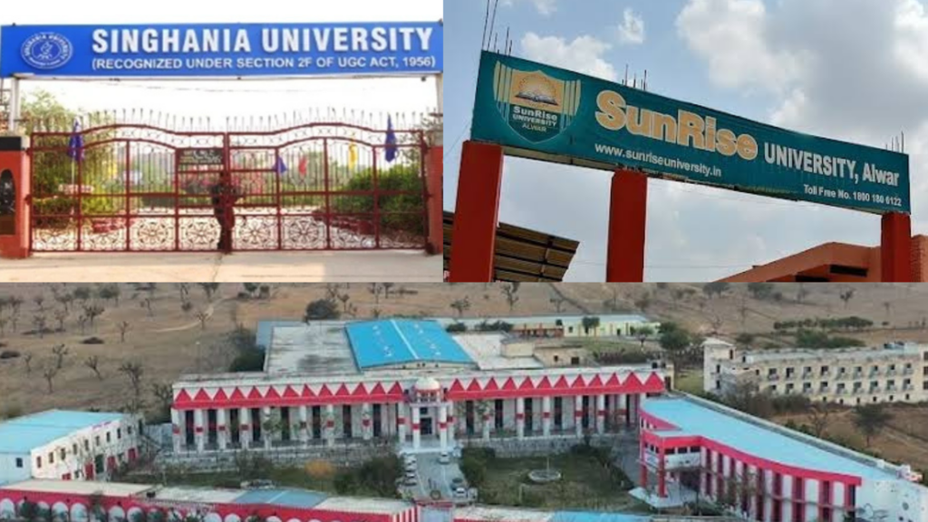 UGC Declares PhDs from OPJS, Sunrise, and Singhania Universities Invalid; Bans Enrollments for Five Years