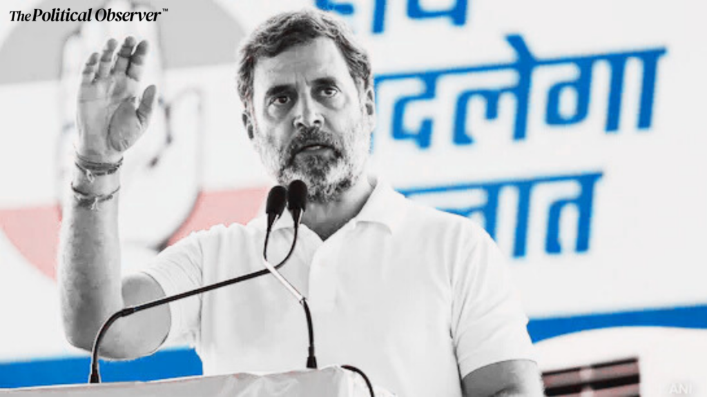 White T-shirt Movement,Congress leader Rahul Gandhi launched a scathing attack on Aam Aadmi Party (AAP) convenor Arvind Kejriwal during a public rally in Patparganj, Delhi, ahead of the February 5 assembly polls. Accusing Kejriwal of betraying his promise of clean politics, Gandhi alleged that the "biggest liquor scam" took place in Delhi under the AAP chief’s watch.